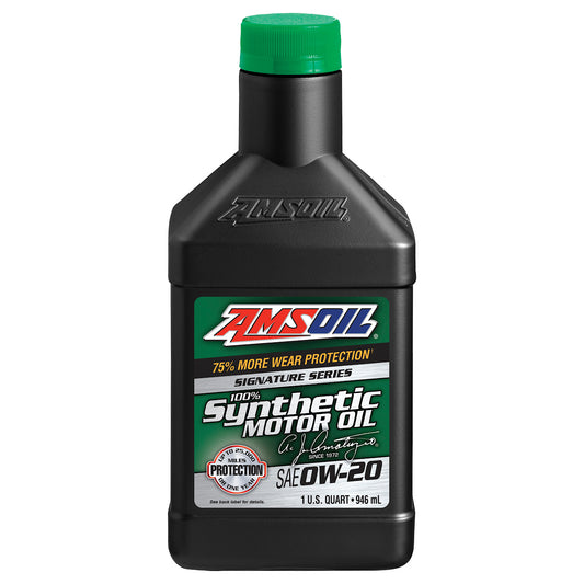 AMSOIL Signature Series 0W-20 100% Synthetic Motor Oil (1QT)