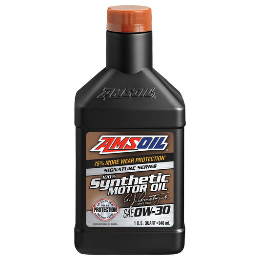 AMSOIL Signature Series 0W-30 100% Synthetic Motor Oil (1QT)