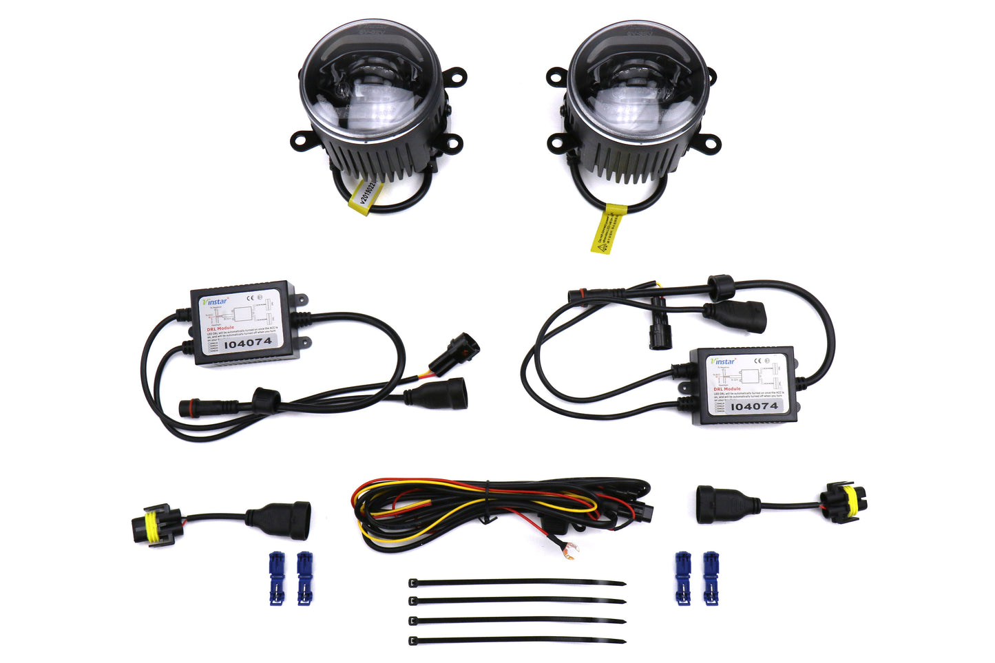 OLM Retical Style LED Fog Lights - 2015-2021 Subaru WRX / 2015-2017 STI / 2013-2017 Crosstrek / 2014-2018 Forester / 2013-2016 Scion FR-S / Subaru BRZ