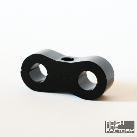 FLF Billet Dual Hose Separator - 20.6 mm ID - 13/16"