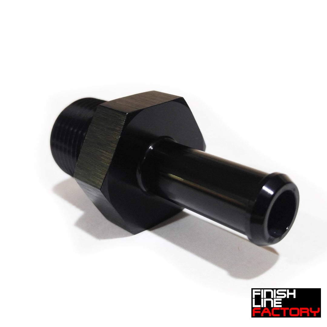 FLF NPT to Barb Adapter - Straight - 3/8" NPT - 3/8 Barb